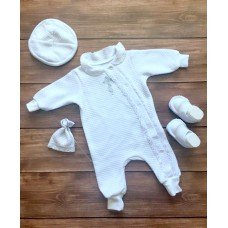 Набор для крещения из мягкого интерлока "Кукуруза"